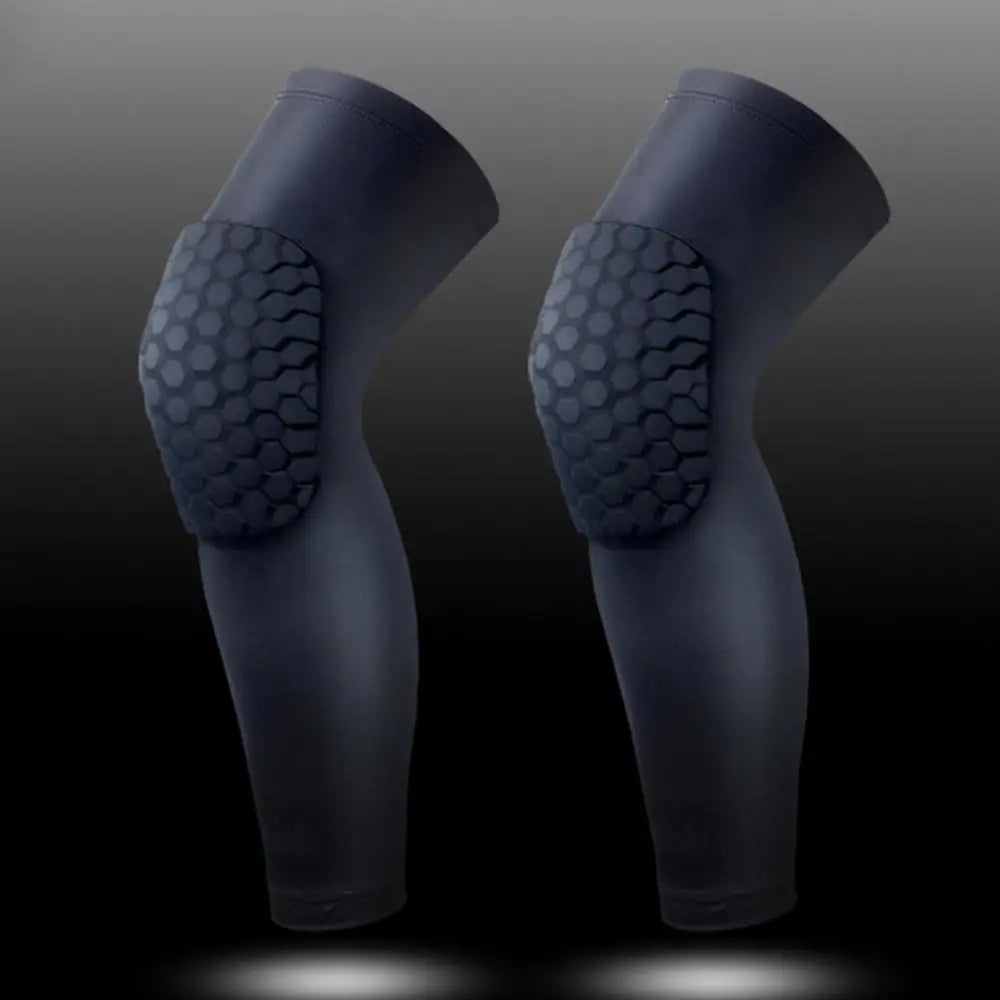 Dropshipping!! 1Pc Breathable Sports Football Basketball Knee Pad Honeycomb Leg Brace Support