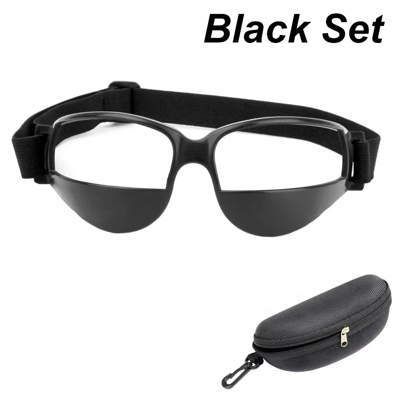 Basketball Dribbling Training Goggles Head-Mounted Basketball Team Training Adjustable Lightweight Supplies Aid Eyewear