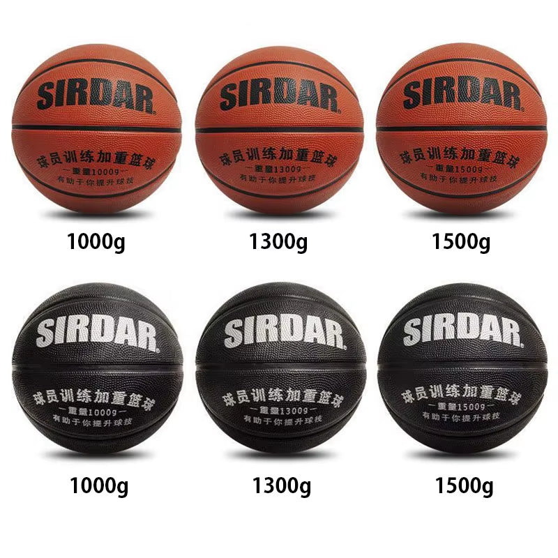 1.5Kg Heavy Basketball Weighted Improve Dribbling Passing Shooting Strength Regular Size 7 Basketball Training Ball 3Lb Weight
