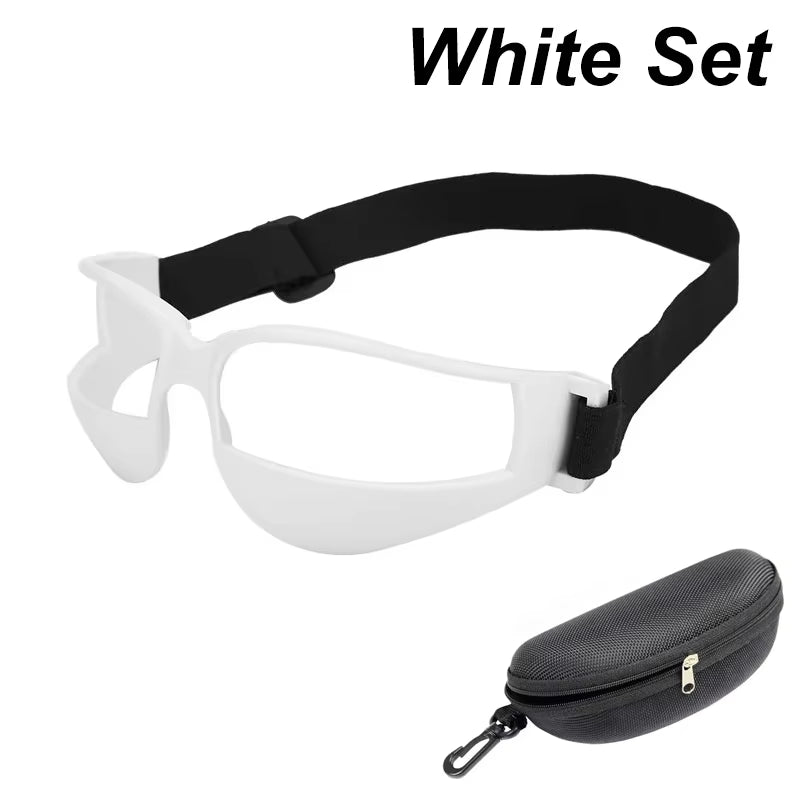 Basketball Dribbling Training Goggles Head-Mounted Basketball Team Training Adjustable Lightweight Supplies Aid Eyewear