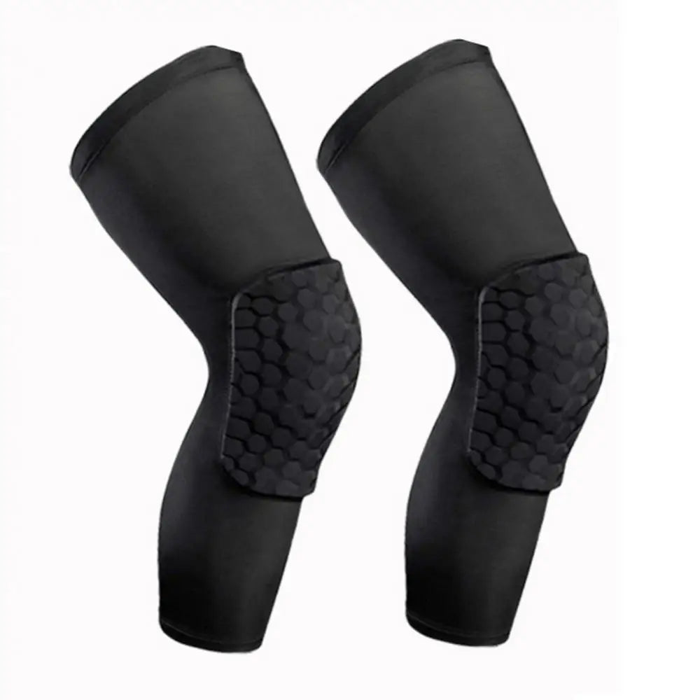 Dropshipping!! 1Pc Breathable Sports Football Basketball Knee Pad Honeycomb Leg Brace Support
