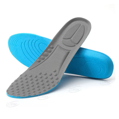 Shock Absorbing Insoles for Men, Full Length Massage Cushion Insoles Boot Replacement Inserts Shoe