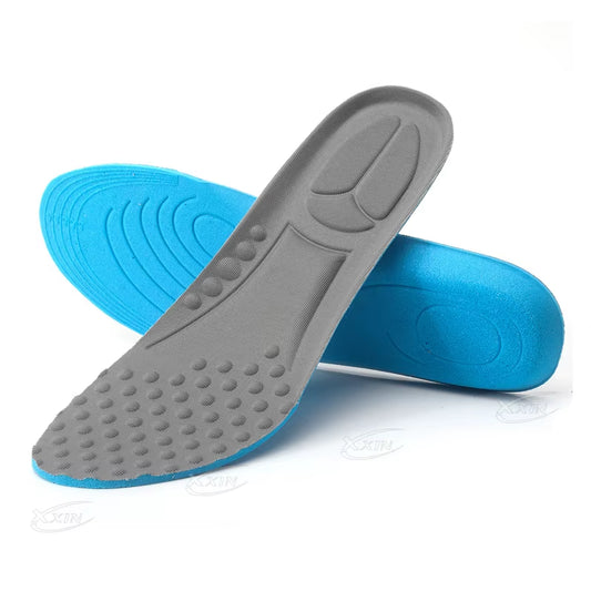 Shock Absorbing Insoles for Men, Full Length Massage Cushion Insoles Boot Replacement Inserts Shoe
