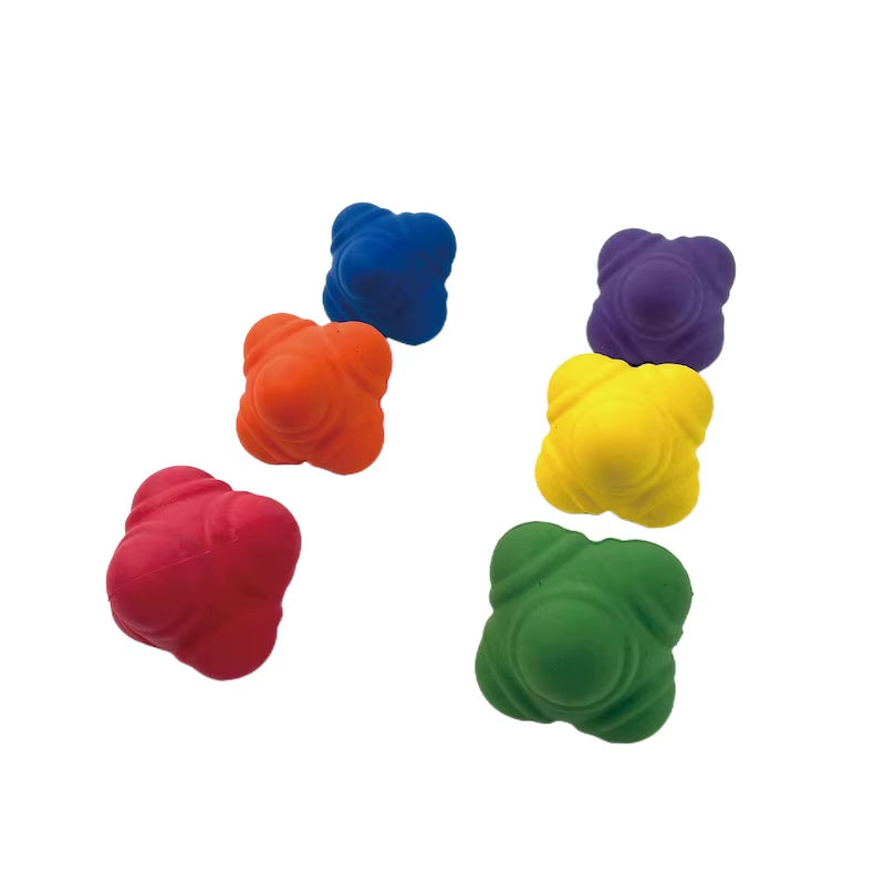 Reaction Ball Reflex Ball for Hand Eye Coordination Training High Density Rubber Ball