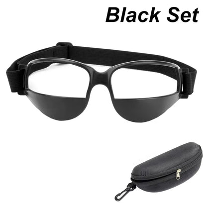 Basketball Dribbling Training Goggles Head-Mounted Basketball Team Training Adjustable Lightweight Supplies Aid Eyewear