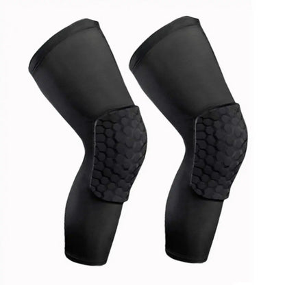 Dropshipping!! 1Pc Breathable Sports Football Basketball Knee Pad Honeycomb Leg Brace Support