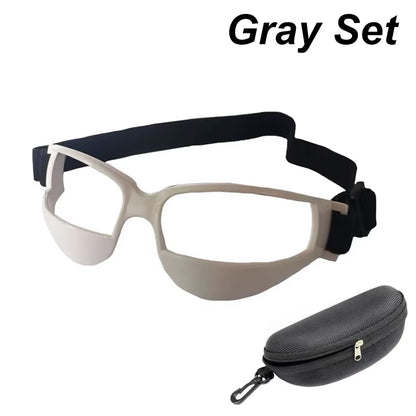 Basketball Dribbling Training Goggles Head-Mounted Basketball Team Training Adjustable Lightweight Supplies Aid Eyewear
